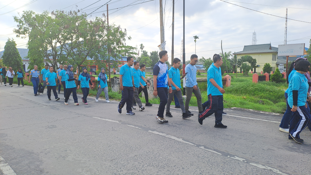 KANTOR KSOP KELAS I DUMAI MELAKUKAN KEGIATAN JALAN SANTAI