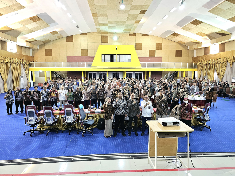 KANTOR KSOP KELAS I DUMAI MENGIKUTI KEGIATAN SOFT ENTRY MEETING BPK RI WILAYAH SUMATERA