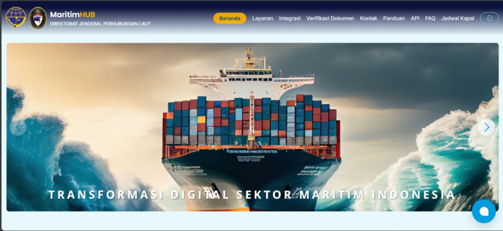 DITJEN HUBLA Lauching dan Sosialisasi Aplikasi MaritimHUb