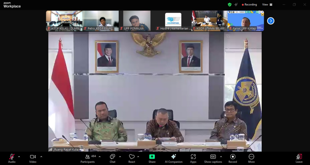 Entry Meeting Pemeriksaan Laporan Keuangan Kementerian Perhubungan Tahun 2025