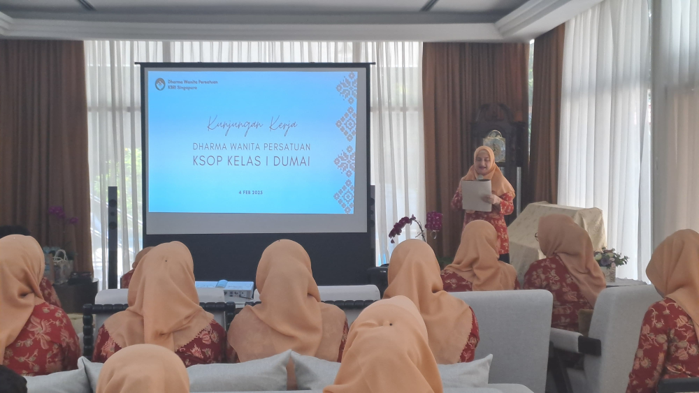 KUNJUNGAN KERJA DWP KANTOR KSOP KELAS I DUMAI KE KBRI SINGAPURA