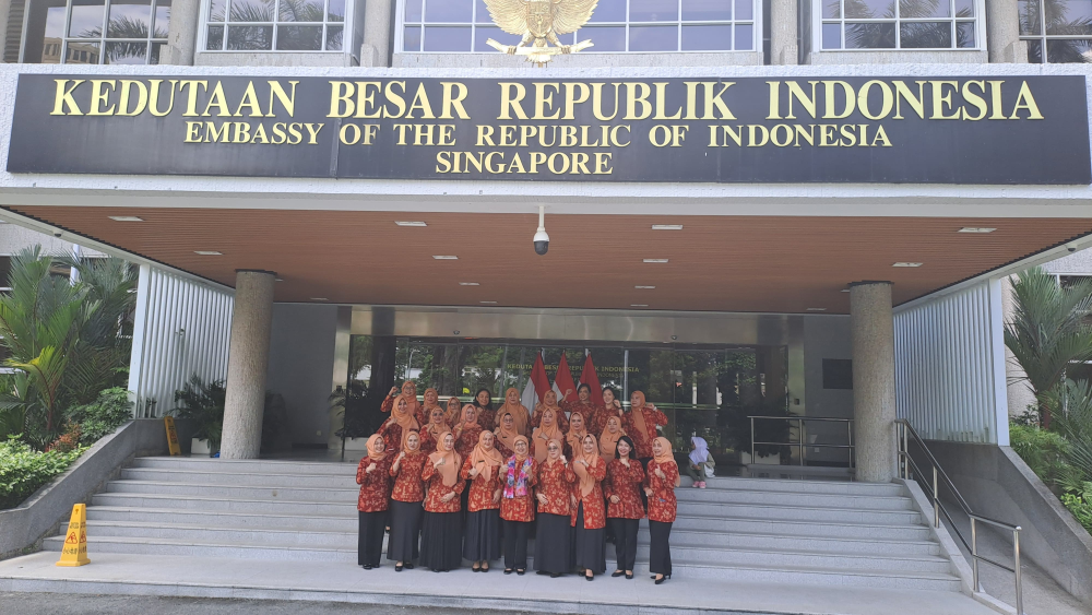 KUNJUNGAN KERJA DWP KANTOR KSOP KELAS I DUMAI KE KBRI SINGAPURA