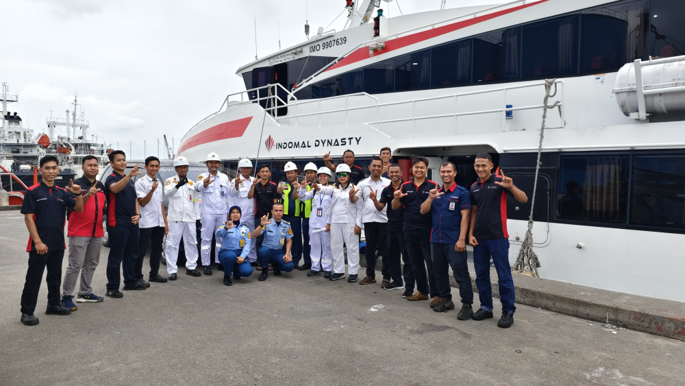 Dalam rangka Persiapan Angkutan Laut Lebaran Idul Fitri Tahun 2025 Kantor KSOP Kelas I Dumai melaksanakan Uji Kelaiklautan Kapal Penumpang di Pelabuhan  Dumai.