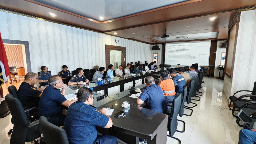 Kantor KSOP Kelas I Dumai melaksanakan kegiatan Sosialisasi Teknis Penggunaan Aplikasi Sehati melalui MaritimHUB