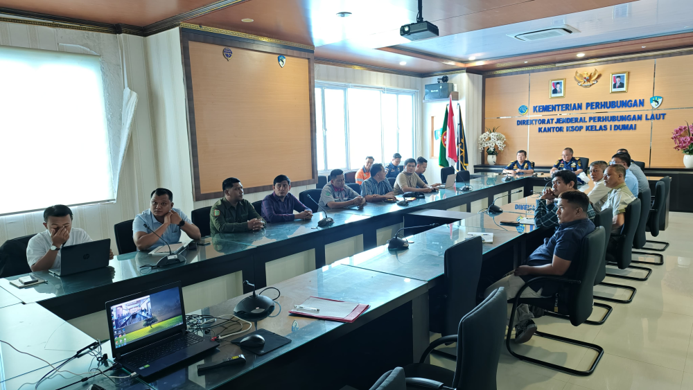 Kantor KSOP Kelas I Dumai melaksanakan kegiatan Sosialisasi Teknis Penggunaan Aplikasi Sehati melalui MaritimHUB