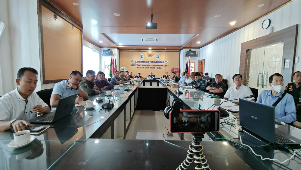 Kantor KSOP Kelas I Dumai melaksanakan kegiatan Sosialisasi Teknis Penggunaan Aplikasi Sehati melalui MaritimHUB