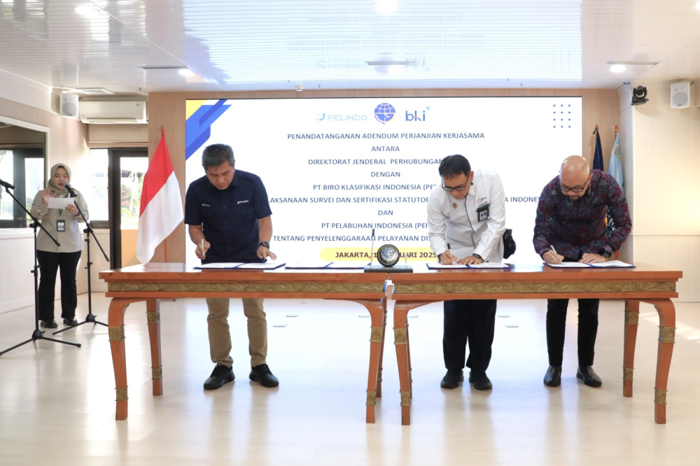 KEMENHUB PERKUAT SINERGI DENGAN BUMN UNTUK OPTIMALISASI PELAYANAN PELAYARAN DAN KEAMANAN KAPAL