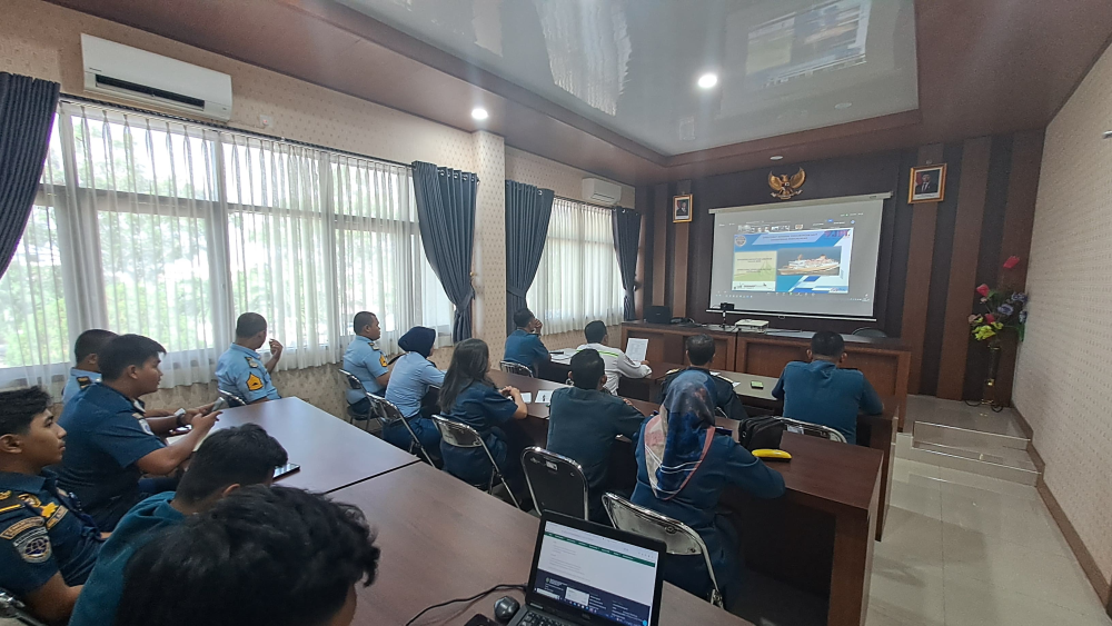 Kantor KSOP Kelas I Dumai mengikuti Rapat Evaluasi Instruksi Dirjen Hubla Nomor IR-DJPL 1 Tahun 2025 tentang Uji Kelaiklautan Kapal Penumpang Angkutan Lebaran Tahun 2025