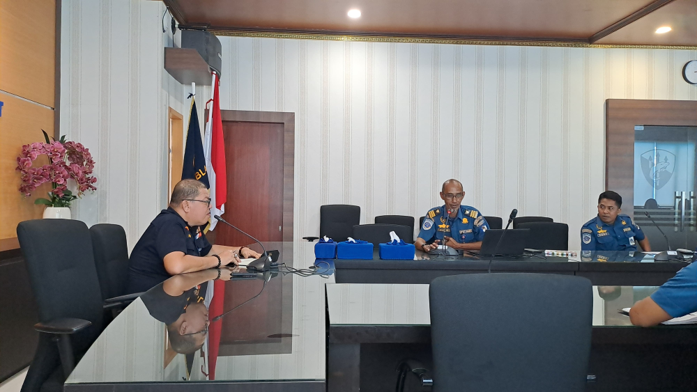 Kantor KSOP Kelas I Dumai melaksanakan Rapat antar Bidang dan Bagian untuk mengoptimalkan penggunaan Modul E-Blanko pada Aplikasi MaritimHub
