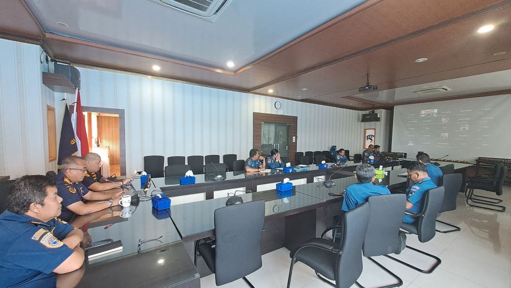 Kantor KSOP Kelas I Dumai melaksanakan kegiatan Rapat Optimalisasi Pemanfaatan Modul E-Blanko pada Aplikasi Maritim Hub bersama Stakeholders pelabuhan Dumai secara daring