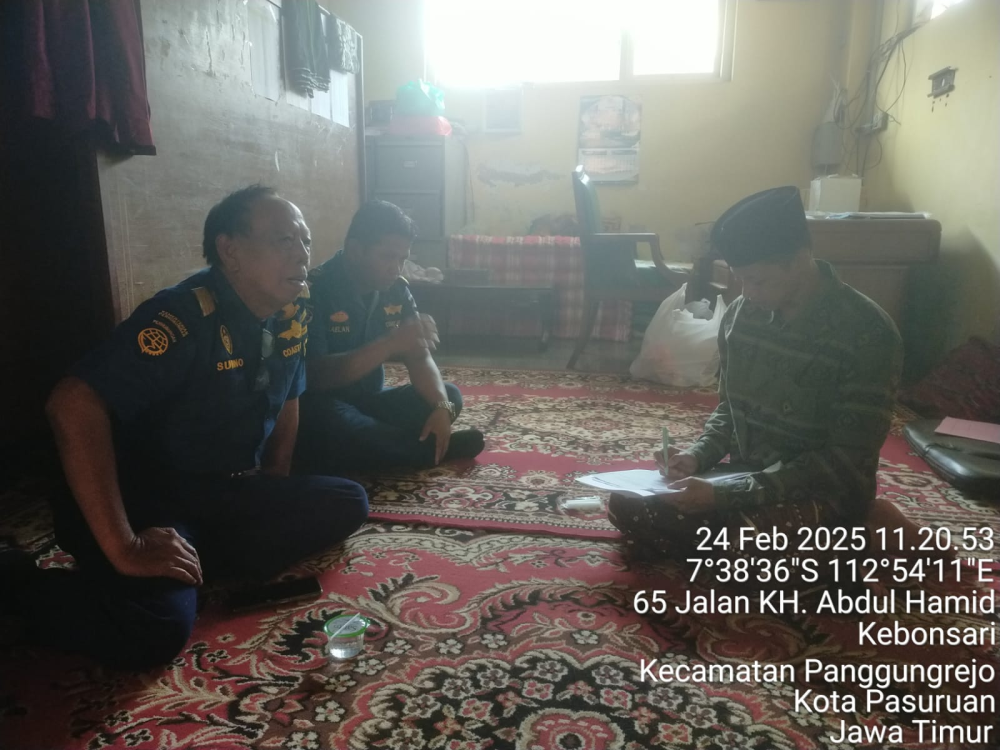 KUNJUNGI PONDOK PESANTREN UNTUK PENDATAAN SANTRI MUDIK LEBARAN 2025