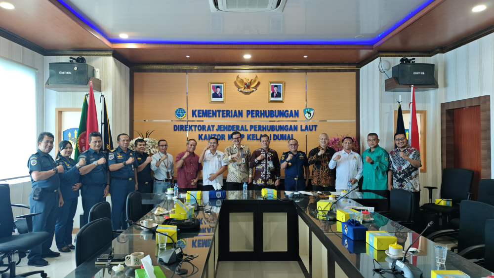 Kantor KSOP Kelas I Dumai melaksanakan Sosialisasi Keputusan Menteri Perhubungan Nomor KM 85 Tahun 2024 tentang Rencana Induk Pelabuhan Dumai