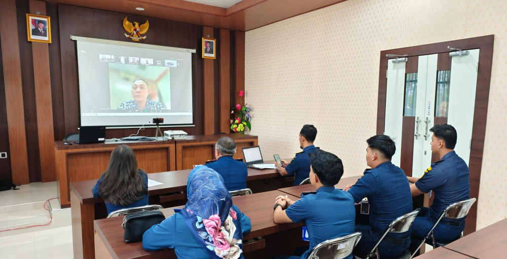 Kantor KSOP  Kelas I Dumai mengikuti Rapat Evaluasi Uji Kelaiklautan Kapal Penumpang Angkutan Lebaran Tahun 2025
