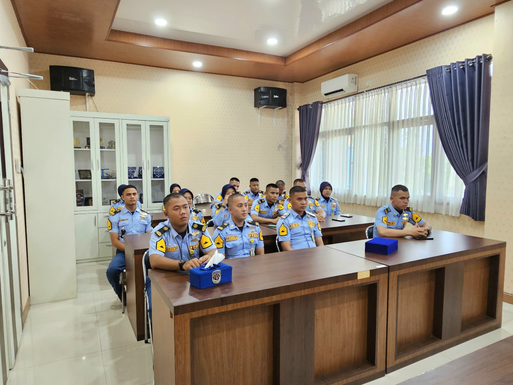 Kantor KSOP Kelas I Dumai Berikan Arahan  kepada taruna/taruni Politeknik AMI Medan