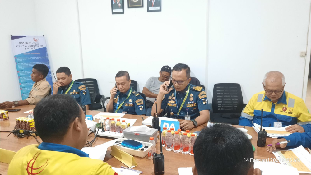 Pelaksanaan Kegiatan DRILL & EXERCISE ISPS Code PT Lautan Hutan Lestari oleh KSOP Kelas III Rangga Ilung bersama PT Yapanindo Konsultan selaku Recognized Security Organization (RSO)