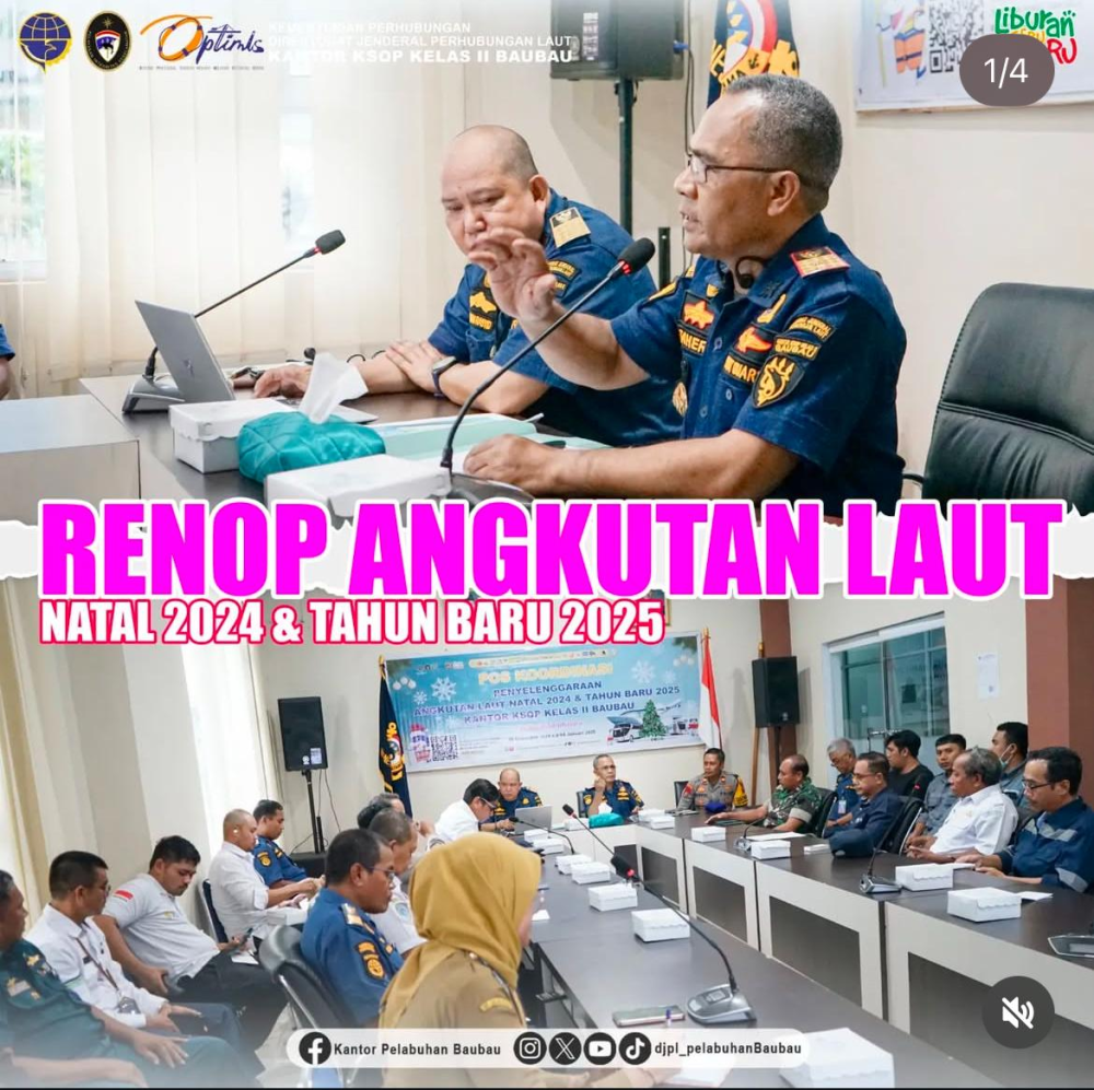 Renop Angkutan Laut Natal 2024 Dan Tahun Baru 2025