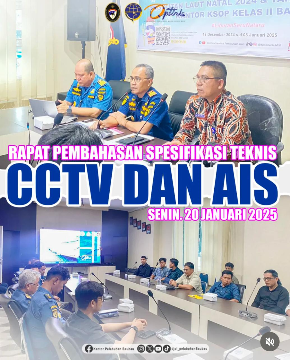 Rapat Pembahasan Spesifikasi Teknis CCTV dan AIS