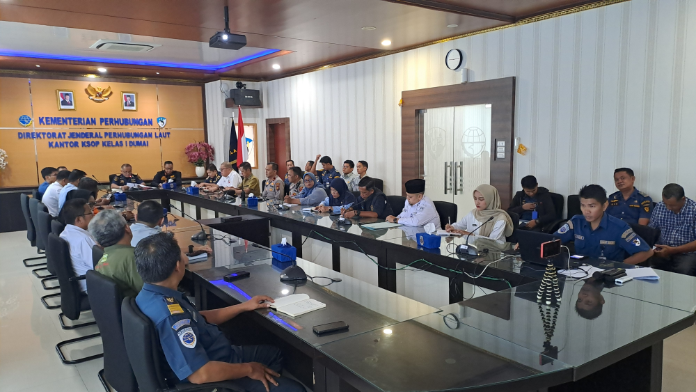 Rapat koordinasi Angkutan Lebaran Tahun 2025 di Pelabuhan Dumai