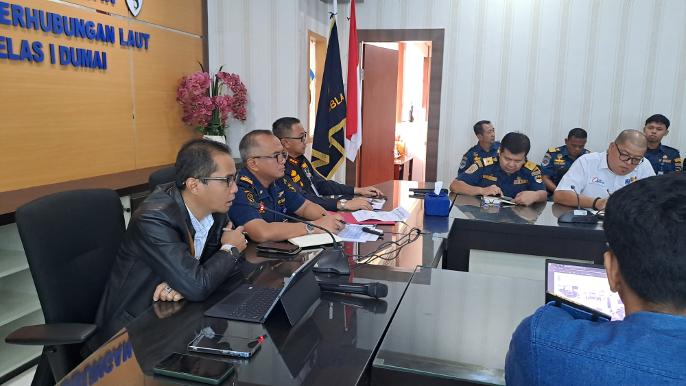 Rapat koordinasi Angkutan Lebaran Tahun 2025 di Pelabuhan Dumai