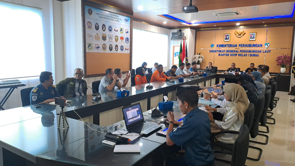 Rapat koordinasi Angkutan Lebaran Tahun 2025 di Pelabuhan Dumai