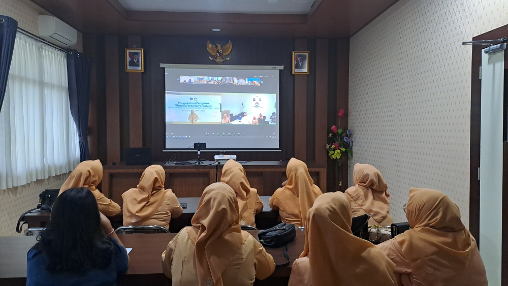 Pengukuhan Pengurus DWP Unit Pelaksana Teknis Di Lingkungan Direktorat Jenderal Perhubungan Laut Masa Bakti 2024-2029.