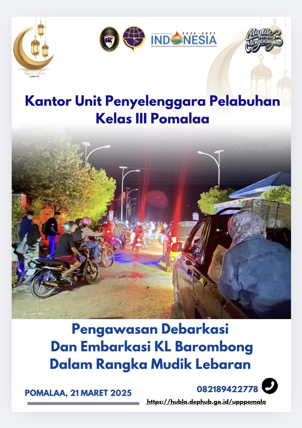 PENGAWASAN KL BAROMBONG DALAM RANGKA MUDIK LEBARAN TAHUN 2025