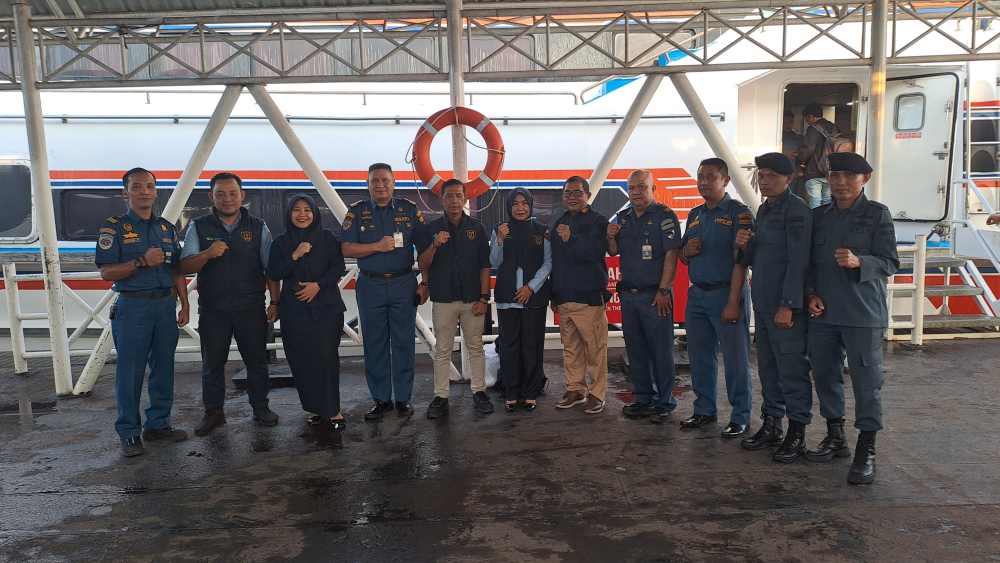 PENGAWASAN EMBARKASI ARUS BALIK ANGKUTAN LAUT LEBARAN IDUL FITRI TAHUN 2025 DI PELABUHAN PENUMPANG INTERNASIONAL PELINDO DUMAI