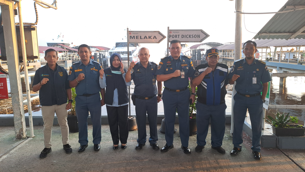 PENGAWASAN EMBARKASI ARUS BALIK ANGKUTAN LAUT LEBARAN IDUL FITRI TAHUN 2025 DI PELABUHAN PENUMPANG INTERNASIONAL PELINDO DUMAI