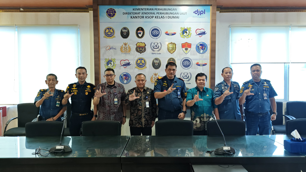 KOORDINASI CREW KN. KALIMASADHA P.115 PPLP KELAS II TANJUNG UBAN KE KANTOR KSOP KELAS I DUMAI
