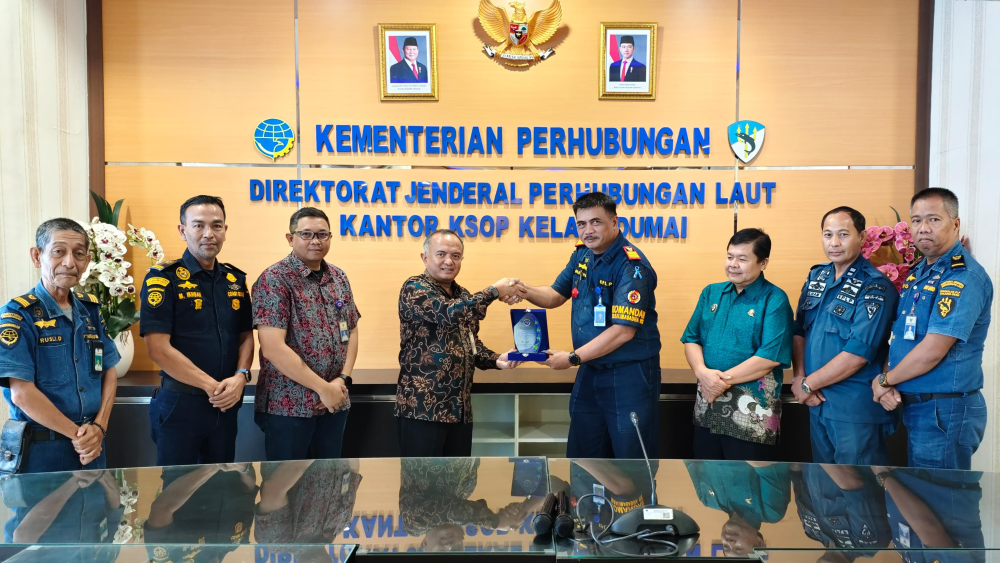 KOORDINASI CREW KN. KALIMASADHA P.115 PPLP KELAS II TANJUNG UBAN KE KANTOR KSOP KELAS I DUMAI