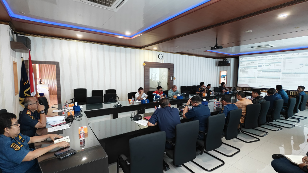 Rapat Koordinasi Prgores Pekerjaan Pengerukan PT. Pertamina Hulu Rokan.