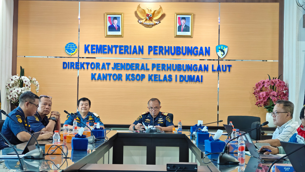 Rapat Koordinasi Prgores Pekerjaan Pengerukan PT. Pertamina Hulu Rokan.
