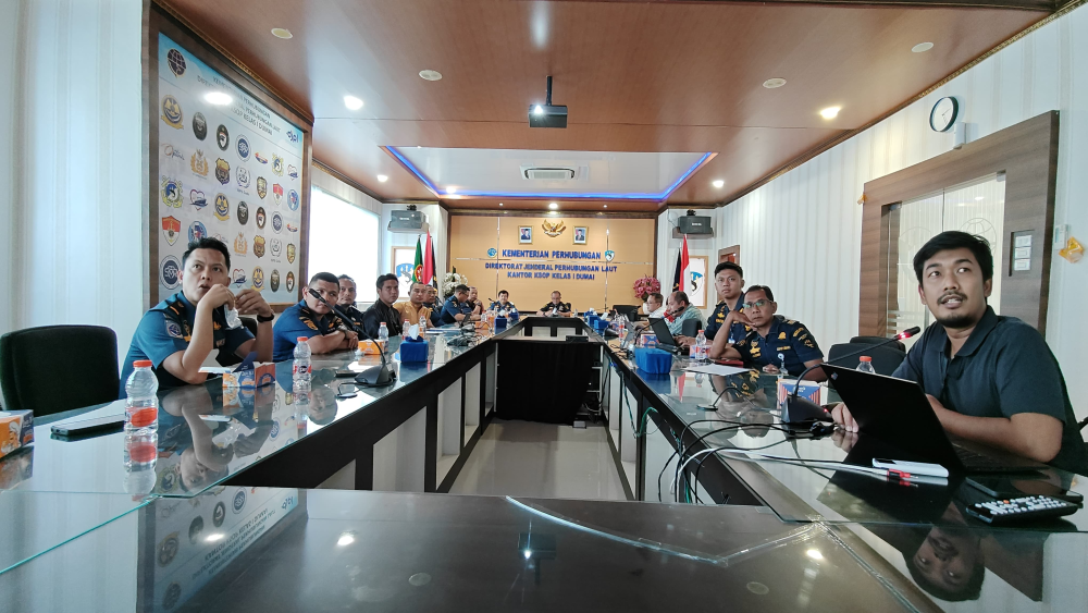 Rapat Koordinasi Prgores Pekerjaan Pengerukan PT. Pertamina Hulu Rokan.