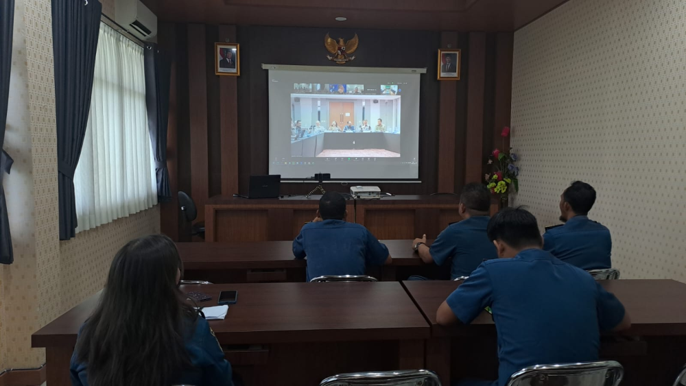 Kantor KSOP Kelas I Dumai mengikuti kegiatan Kegiatan Focus Group Discussion Kelaiklautan Tongkang Pengangkut MuatanNickel Ore, Coal, Iren Ore dan lain-lain.