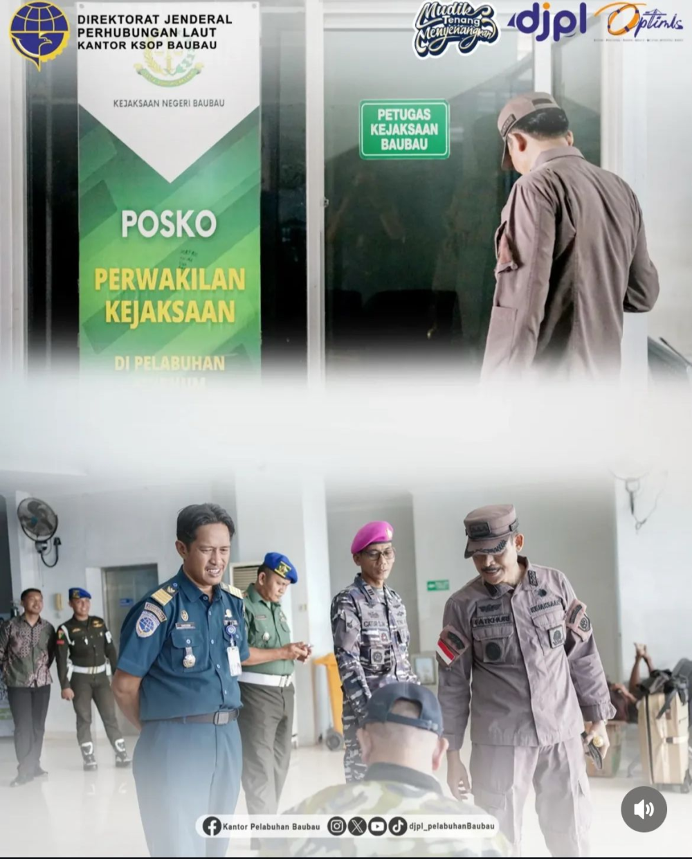 Kunjungan Kepala Kejaksaan Negeri Kota Baubau