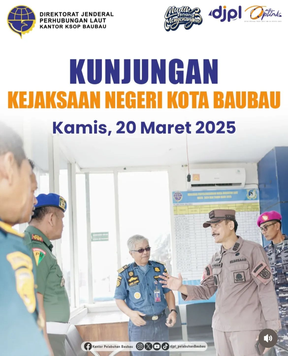 Kunjungan Kepala Kejaksaan Negeri Kota Baubau