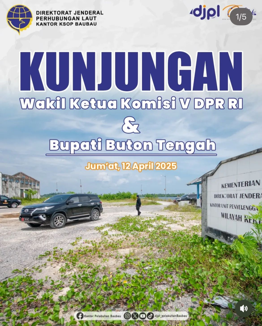 Kunjungan Wakil Ketua Komisi V DPR RI dan Bupati Buton Tengah