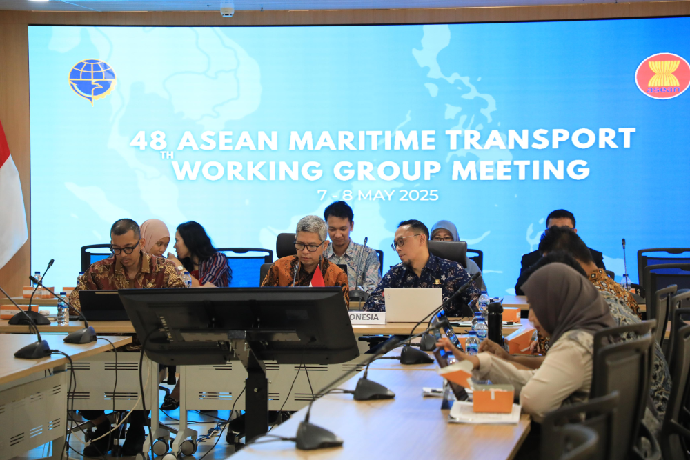 KEMENHUB SAMPAIKAN USULAN DAN PERKEMBANGAN TRANSPORTASI LAUT INDONESIA PADA SIDANG AMTWG 48 DI BRUNEI DARUSSALAM