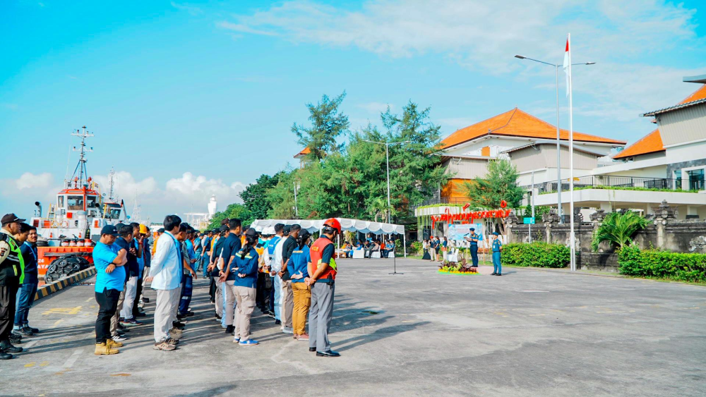 PASTIKAN PENERAPAN KEAMANAN INFRASTRUKTUR MARITIM, KEMENHUB BUKA ACARA EXERCISE ISPS CODE DI PELABUHAN BENOA BERSAMA PT. PELINDO