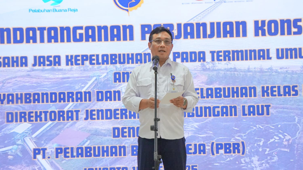 KEMENHUB DAN PT PELABUHAN BUANA REJA TANDATANGANI KONSESI TERMINAL PELABUHAN BUANA REJA DI PELABUHAN SATUI
