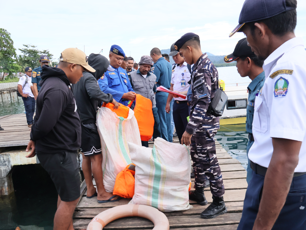 Kantor UPP Kelas II Babang Gelar Sidak Penertiban Kapal Pelra dan Speedboat Demi Keselamatan Pelayaran