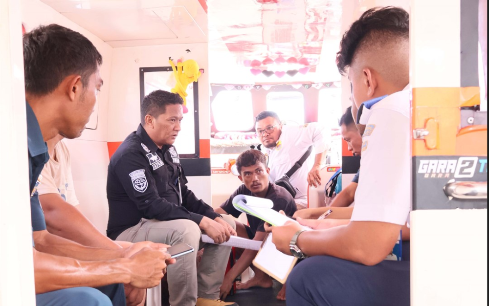 Kantor UPP Kelas II Babang Gelar Sidak Penertiban Kapal Pelra dan Speedboat Demi Keselamatan Pelayaran