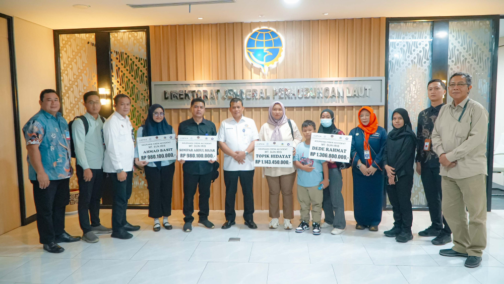 KEMENHUB FASILITASI PENYALURAN ASURANSI BAGI KELUARGA PELAUT YANG GUGUR SAAT TUGAS