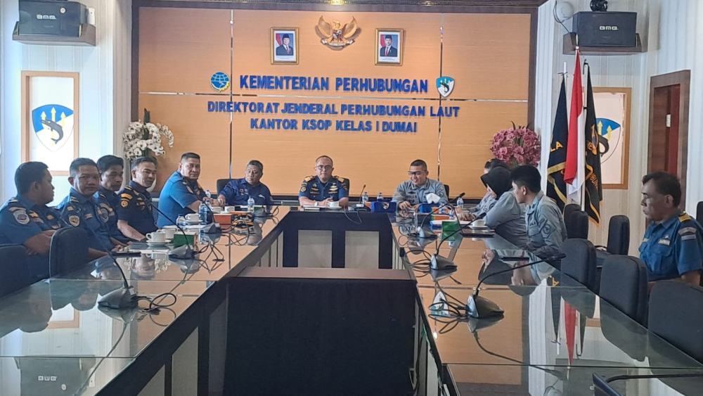 KANTOR KSOP KELAS I DUMAI MENERIMA KUNJUNGAN KERJA DARI BAKAMLA RI