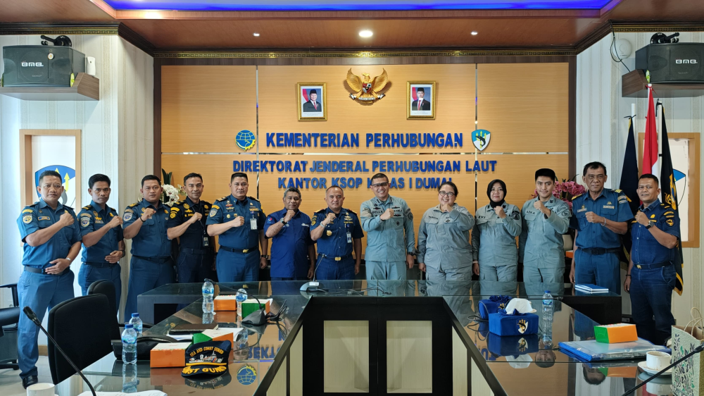 KANTOR KSOP KELAS I DUMAI MENERIMA KUNJUNGAN KERJA DARI BAKAMLA RI