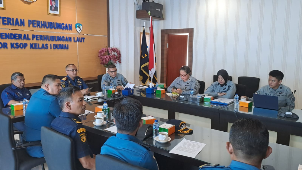 KANTOR KSOP KELAS I DUMAI MENERIMA KUNJUNGAN KERJA DARI BAKAMLA RI