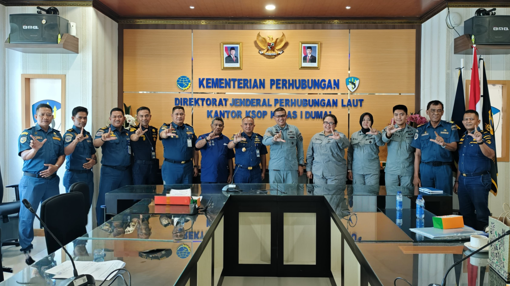 KANTOR KSOP KELAS I DUMAI MENERIMA KUNJUNGAN KERJA DARI BAKAMLA RI