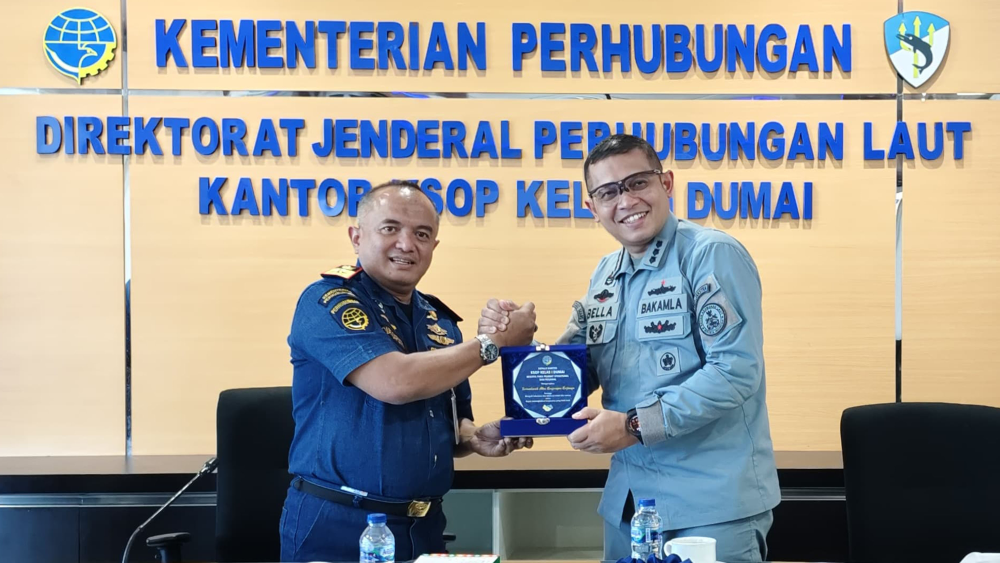KANTOR KSOP KELAS I DUMAI MENERIMA KUNJUNGAN KERJA DARI BAKAMLA RI