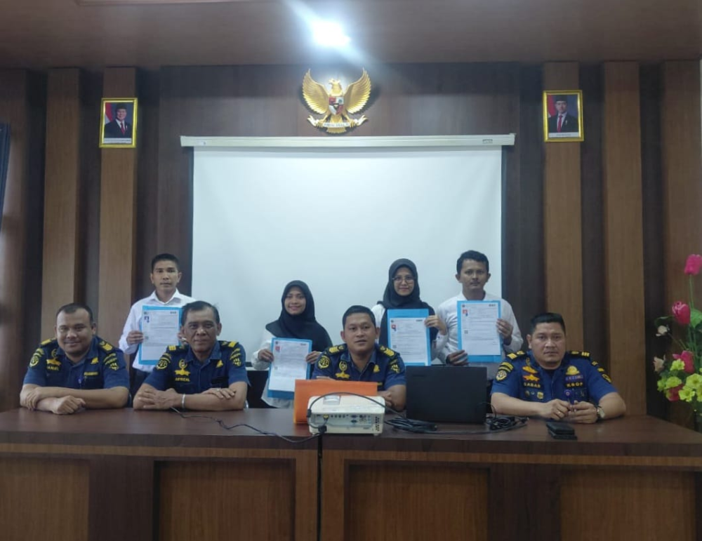 KANTOR KSOP KELAS I DUMAI MENERIMA LAPOR DIRI DARI CALON PEGAWAI PEMERINTAH DENGAN PERJANJIAN KERJA KEMENTERIAN PERHUBUNGAN TAHUN ANGGARAN 2024
