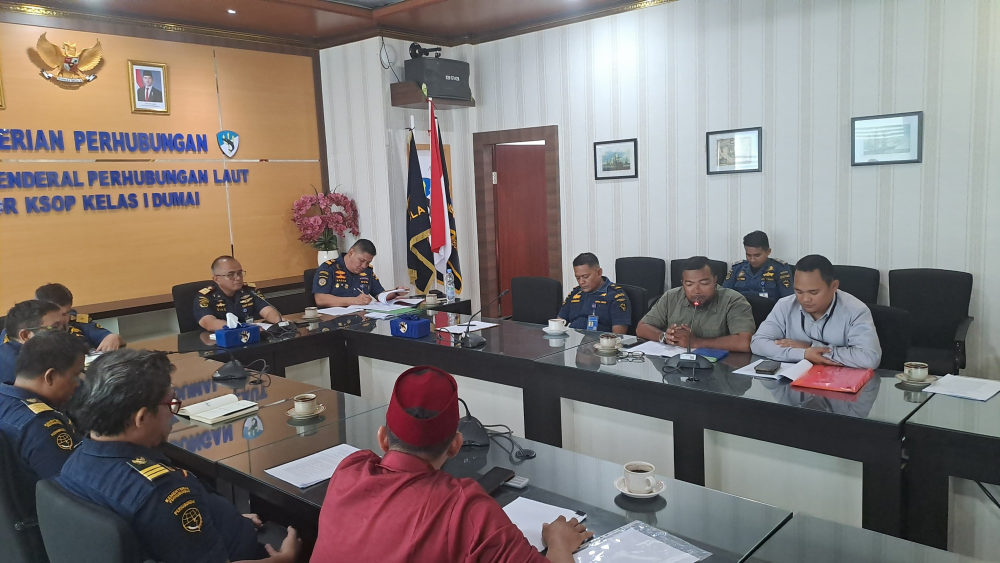 KANTOR KSOP KELAS I DUMAI MENERIMA  Temu Ramah Bersama dan Pengenalan Koperasi Jasa Tenaga Kerja Bongkar Muat (TKBM) Pelabuhan Dumai Bumi Melayu Berkah